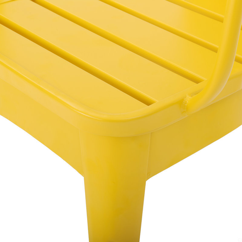 Sonay Round 2 - Person Outdoor Dining Set, Matte Yellow