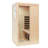 Single Person Hemlock Mini Indoor Sauna Portable Installation, Temperature-Controlled Detox Sauna Room With Touch LCD Display & Bluetooth Audio