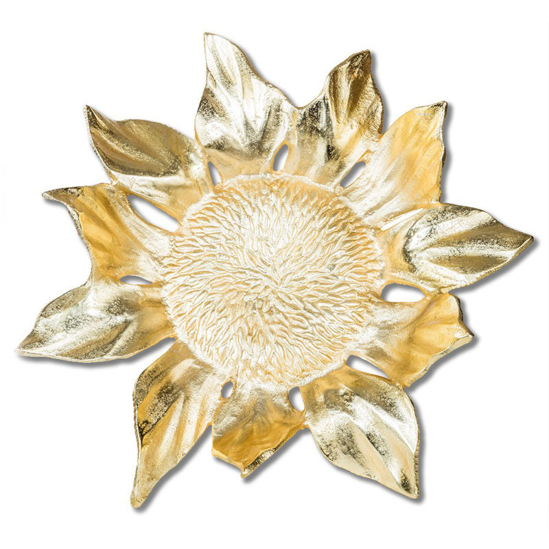 Gold Ivory Dish (Small and Large Sizes available), 3.75" H x 15.5" W