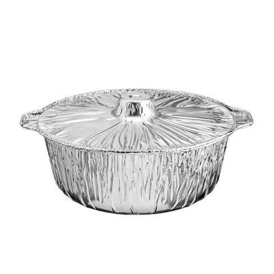 JetFoil Disposable Aluminum 4Qtz Medium Pot With Lid