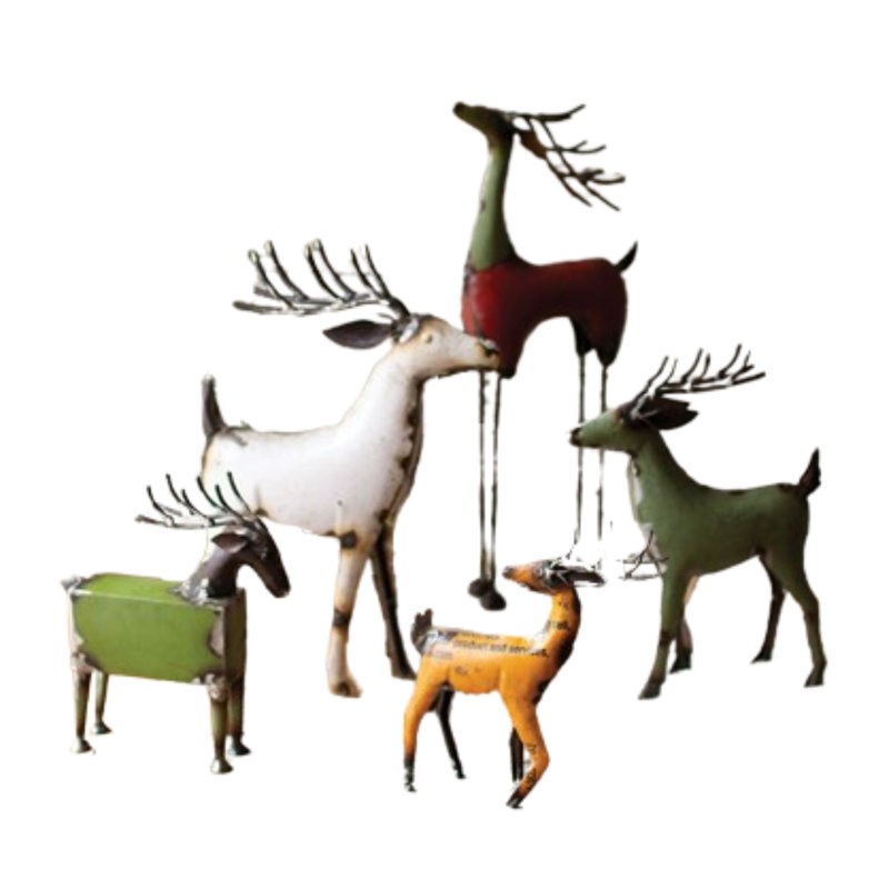 Ensemble de 5 figurines de cerf Kalalou