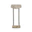 Pixie End Table-Grey Stripe Travertine