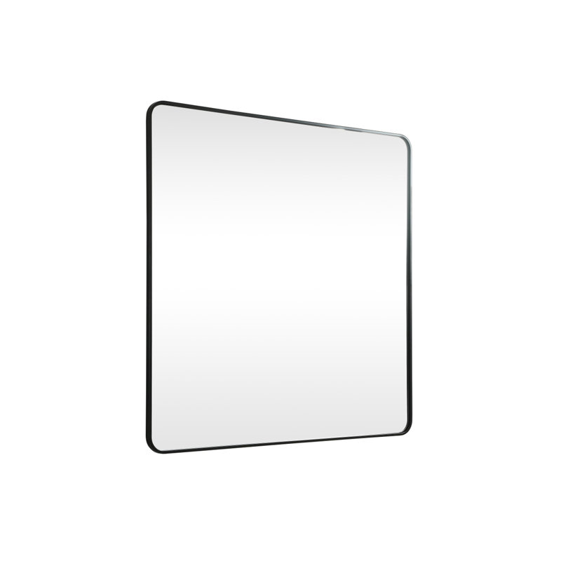 Miroir mural Marengo, 48 po x 48 po , Noir