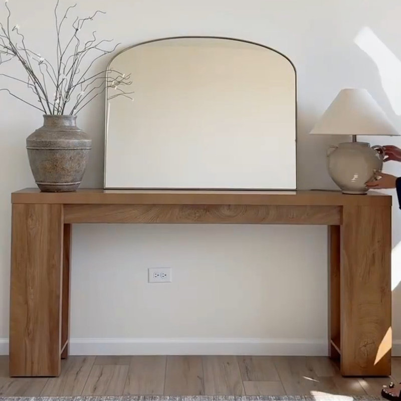 style retro simple console table, 29.5" H x 55.1" L x 11.8" W