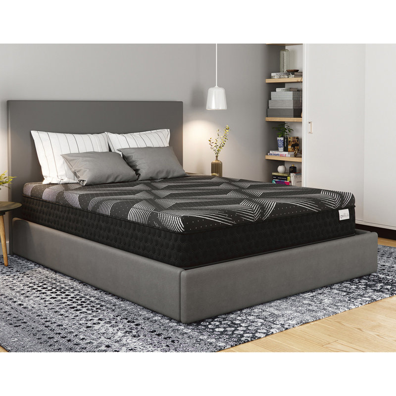 Très grand matelas avec cuivre, ferme 11 po, blanc pour très grand lit, Très grand lit