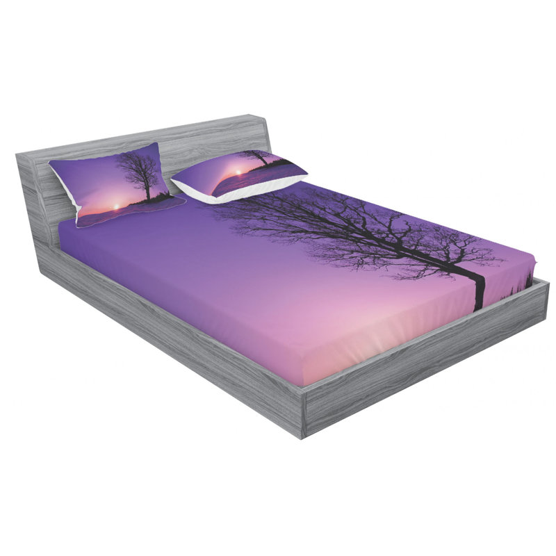 Microfiber Sheet Set, Full Sheet Set with Fitted Sheet
