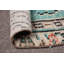 Tapis décoratifs 4,6 x 4,6 pi, tapis de luxe, tapis rétro, tapis tendance, tapis turc, tapis bleu Boho
