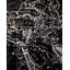 Vue par satellite brun rétro | Ancienne carte maritime décorations sur toile