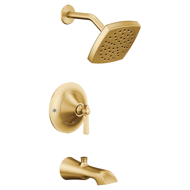 Flara Pressure-Balanced Tub and Faucet Shower with Posi-Temp