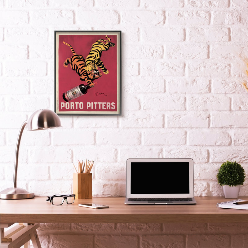 «Porto Pitter Vintage Poster Drink Design» par Marcello Dudovich, impression sur toile non encadrée