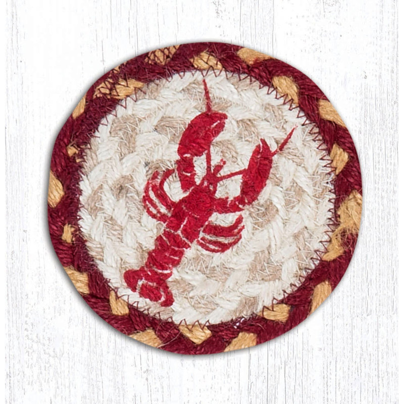  IC-357 Lobster Printed Coaster 5"x5"