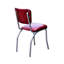 Chaise de salle à manger rembourrée rétro-18787844