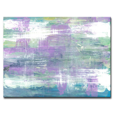 « lavande calme matin »-impression sur toile tendue