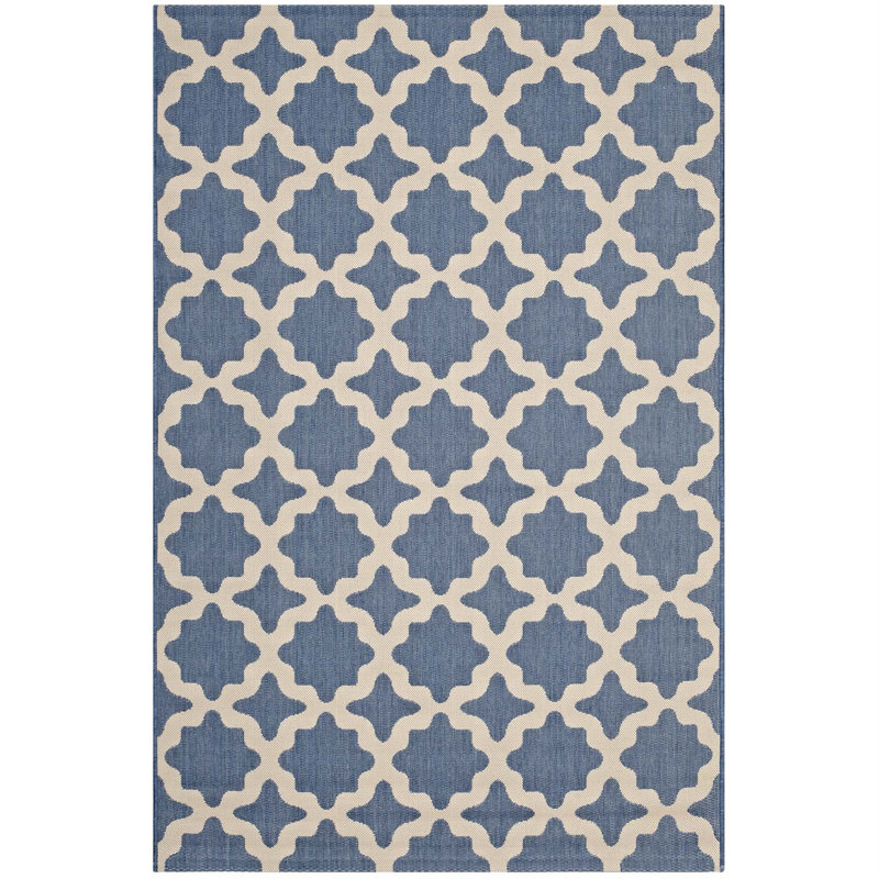 Modway Cerelia Moroccan Trellis Indoor and Outdoor Area Rug, Rectangle 9' x 12'
