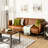 Caiya Single 81'' Faux Leather Convertible Sofa-168846054