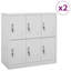 Metal 2 - Tier 90cm School Locker-433332274