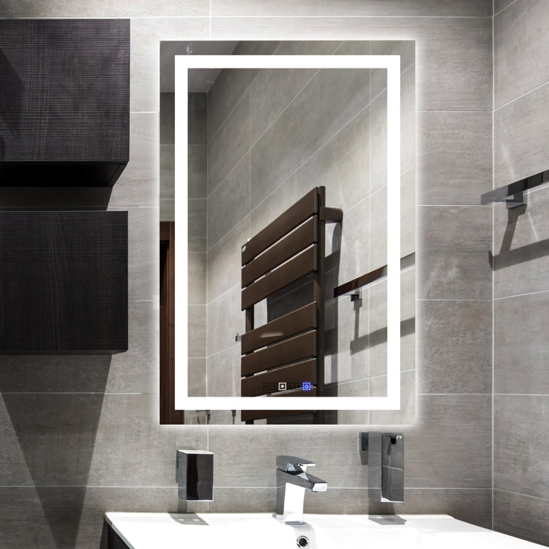 Miroir de salle de bain Andolina, 30 po x 20 po