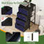 Commode de rangement verticale 4 tiroirs Crescent Moon