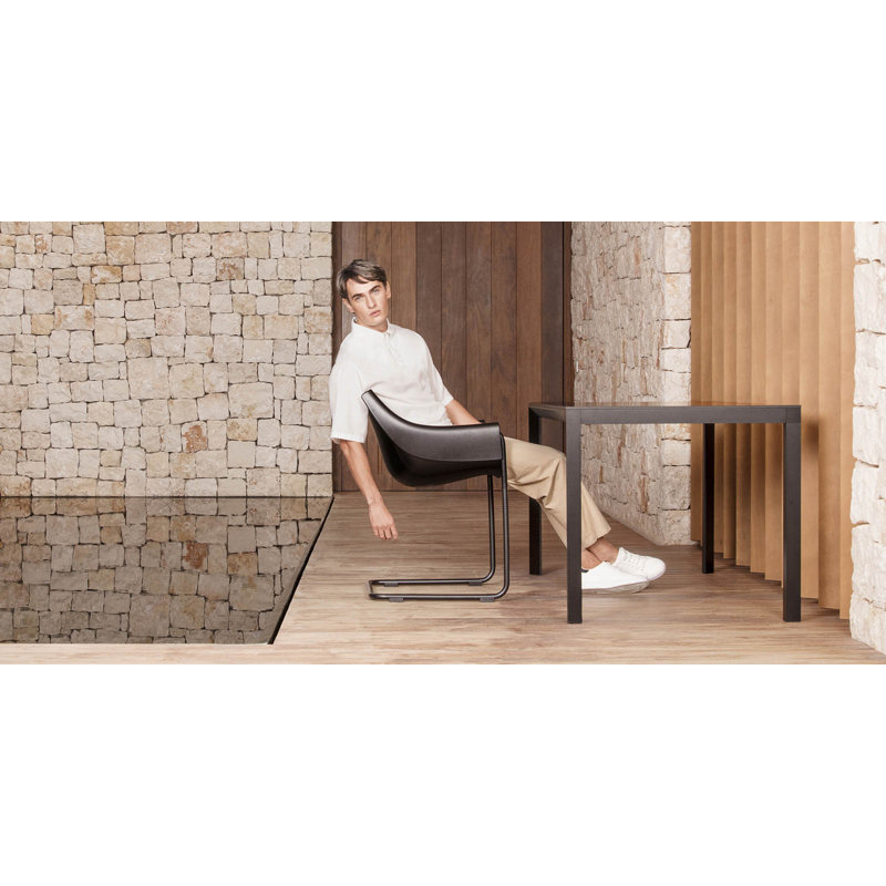 MANTA Arm Chair (Indoor/Outdoor), Black, Black