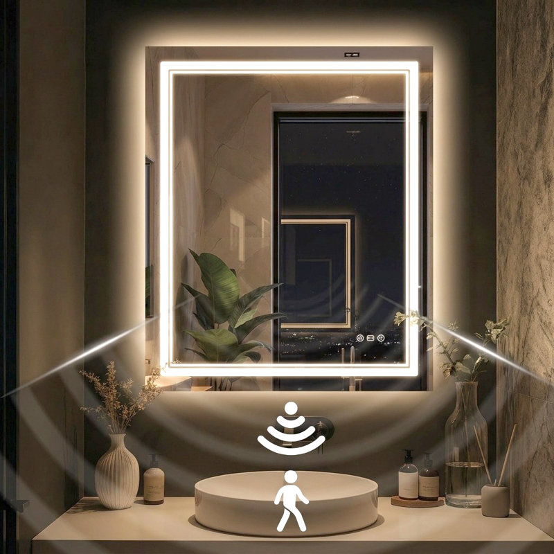 Aluminium Rectangle Wall Mirror Set