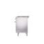 Cuisinière à double combustible de 40 po avec 6 brûleurs scellés et plaque chauffante (porte vitrée) ILVE Nostalgie II Series-1146550647-1146550648