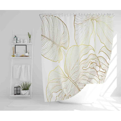 Morayo 13 Piece Polyester Shower Curtain Set