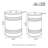 Nicky Solid Wood Top Nesting Tables-395655022