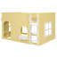Lit mezzanine double pour enfant avec lumière DEL chaude-133038039