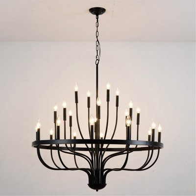 Lustre noir 39 po