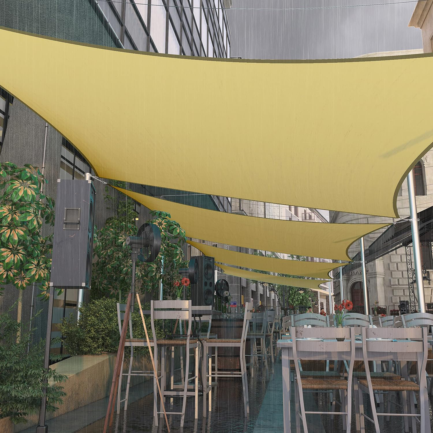 Amgo 7' x 12' Rectangle Waterproof Sun Shade Sail & Reviews | Wayfair