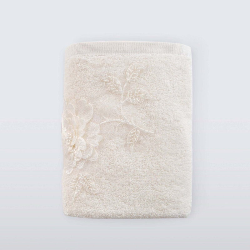 Serviette de bain Kangley simple, Écru