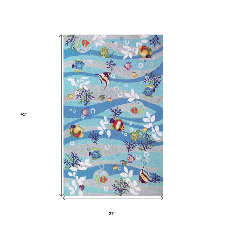 Tapis bleu marine Stradford, Rectangle 2 pi 3 po x 3 pi 9 po