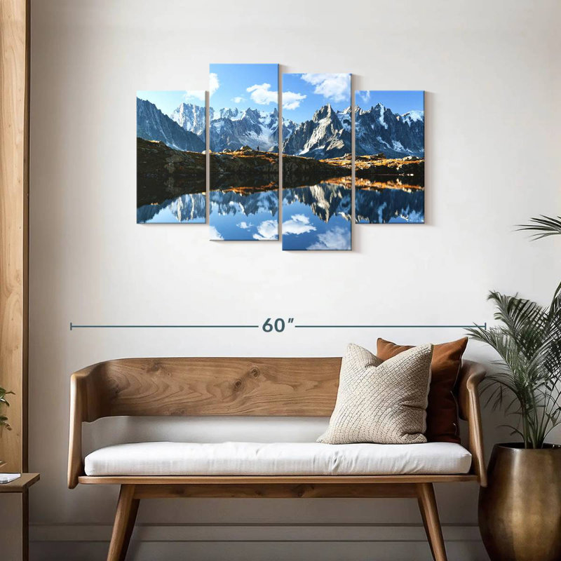 Alvord, Mont Blanc, lac du Massif, H 27 po x l 43 po
