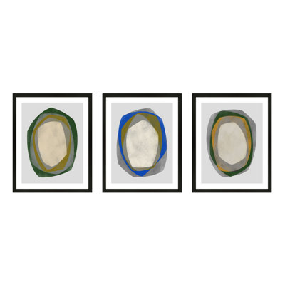 Geode 1-3 Painting by Jacques Pilon