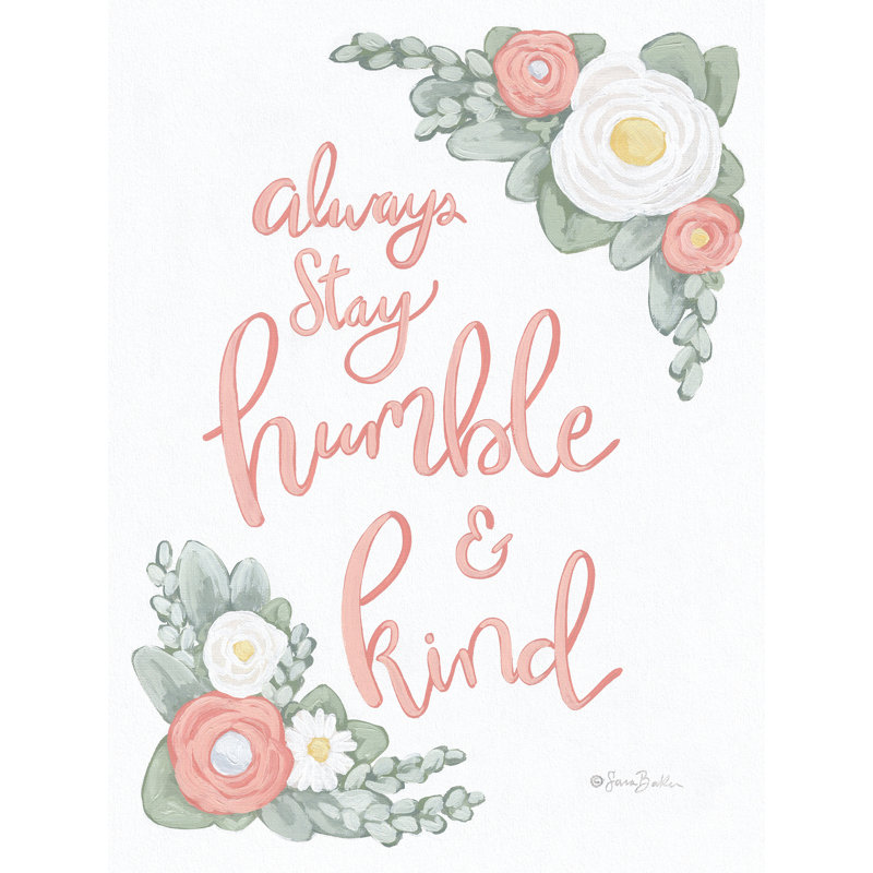 Art humble et aimable sur toile par Sara Baker, H 30 po x l 20 po