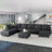 Zendajas 9 - Piece Upholstered Sectional Reversible Modular Corner Sectional with Ottoman-605925182
