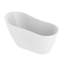 Maya 55" x 28" Freestanding Soaking Acrylic Bathtub-84448391