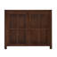 Buffet Mid-Century en rotin de style Mid-Century Libbie avec 2 trous de sortie, idéal pour un rangement polyvalent et un design élégant dans n'importe quelle pièce-128514902