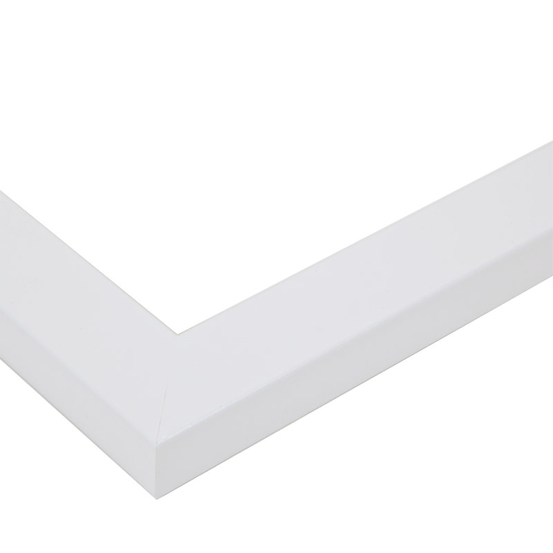 Cadre photo satin Wason, 4 po x 6 po, Blanc