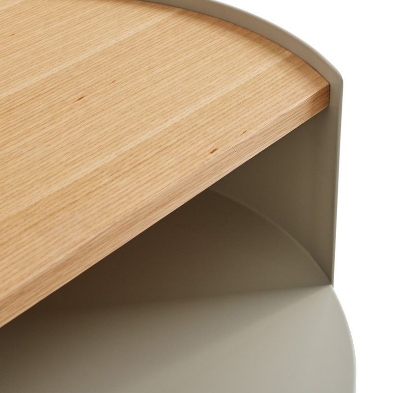 Li'l Something Solid Wood Top Single, Putty
