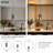 1-Light Modern Glass Pendant Light, 8.66"W Gray-121671723