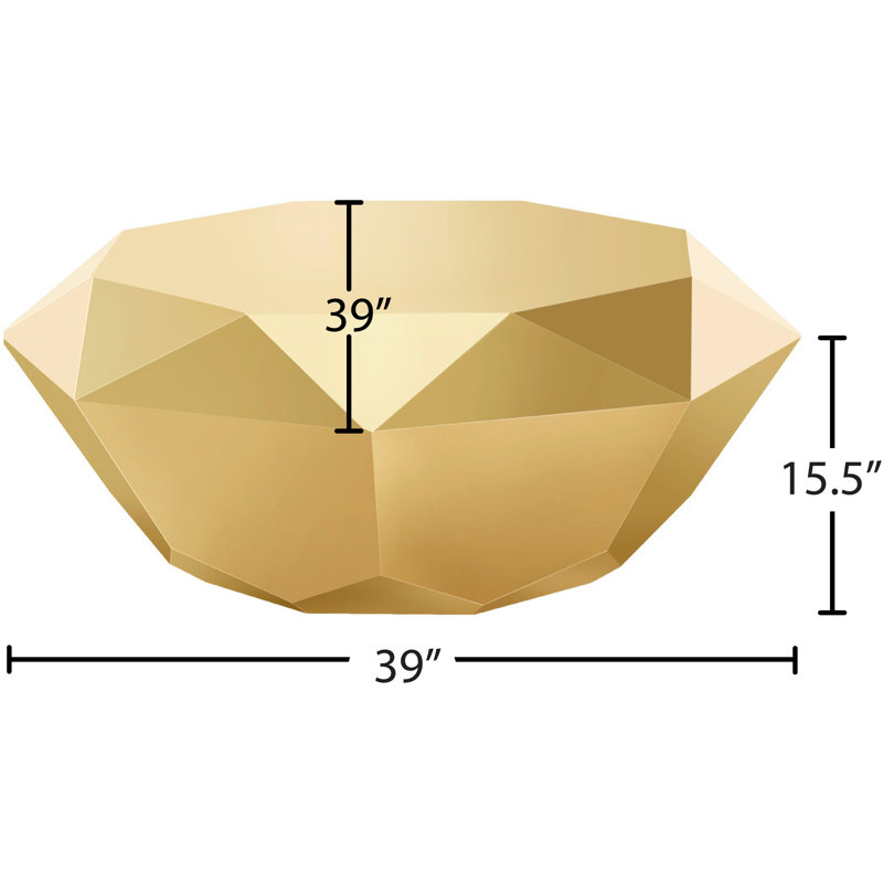 Suki Coffee Table, Gold