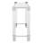 Charleston 52'' Glass Top Console Table
