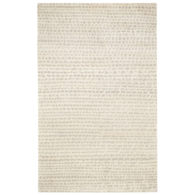 Tapis en laine noué à la main Shepherd Plaster, Rectangle 3 pi x 5 pi