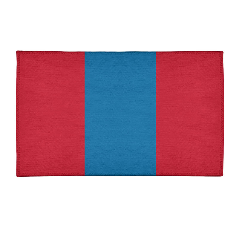 Tapis rouge/bleu, Rectangle 2 pi x 3 pi