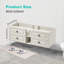 Base de meuble-lavabo flottant 60 po sans plateau, base de meuble-lavabo mural seulement-102615841
