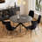 47in Round Dining Table Set-1050758583-1044867249-1050758569