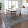 Washable Floral Indoor / Outdoor Rug