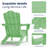 Wolak Foldable Outdoor Adirondack Chair-1929874174