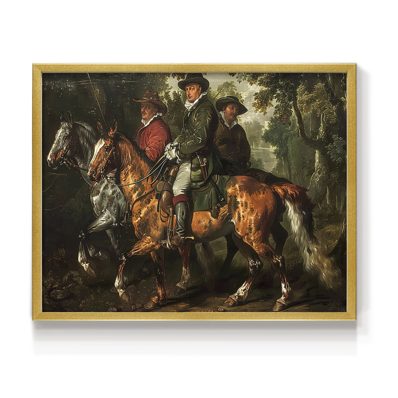 Faune - Lxxxxi - Reproduction encadrée - Restickable, H 8 po x l 10 po, Or